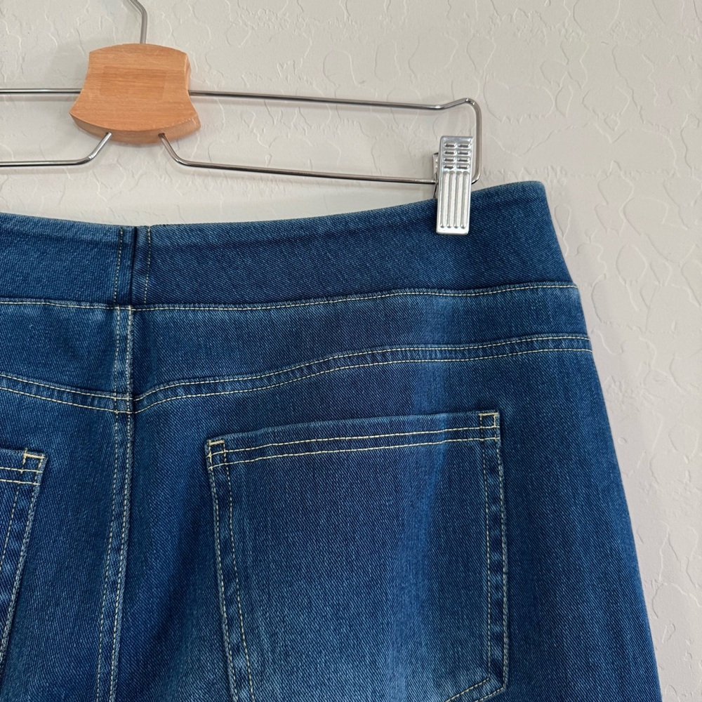 NEW HALARA Flex High Waisted Multiple Pockets Baggy Wide Leg Jeans Size 1X - Picture 8 of 15